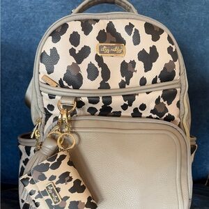 Itzy Rizy Rare Leopard Diaper Bag/Backpack